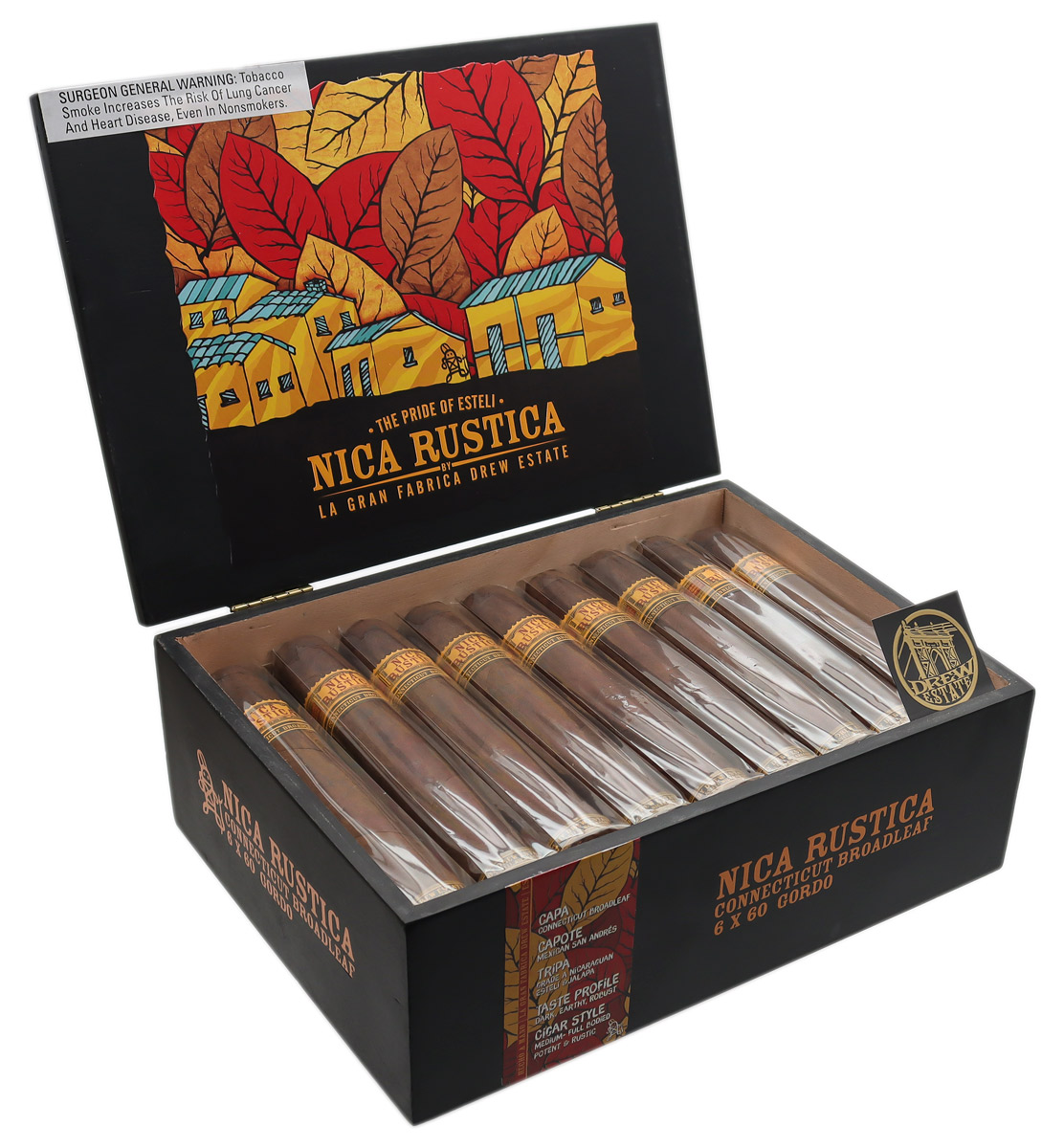Drew Estate Nica Rustica Broadleaf Gordo