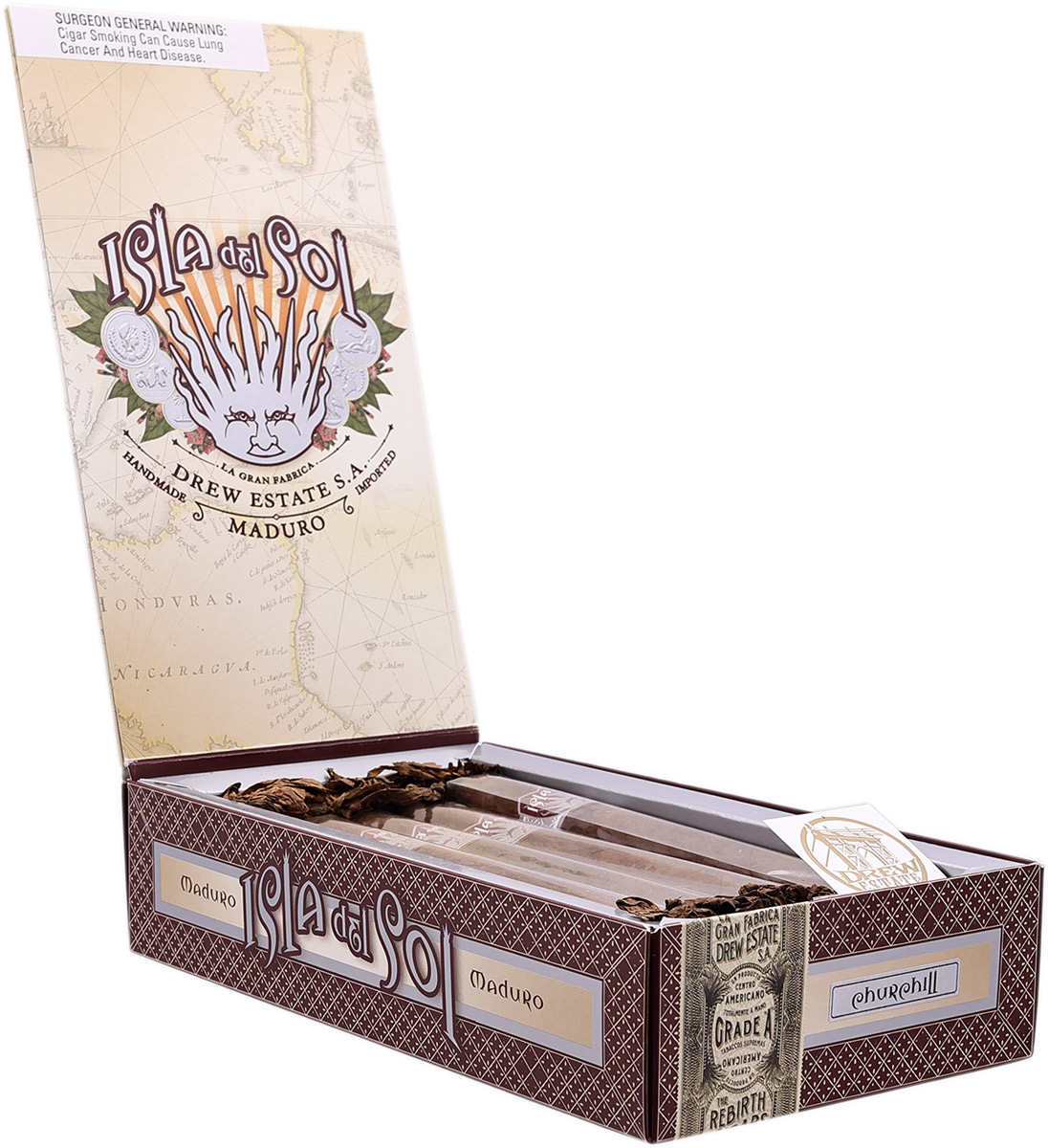 Drew Estate Isla del Sol Maduro Churchill