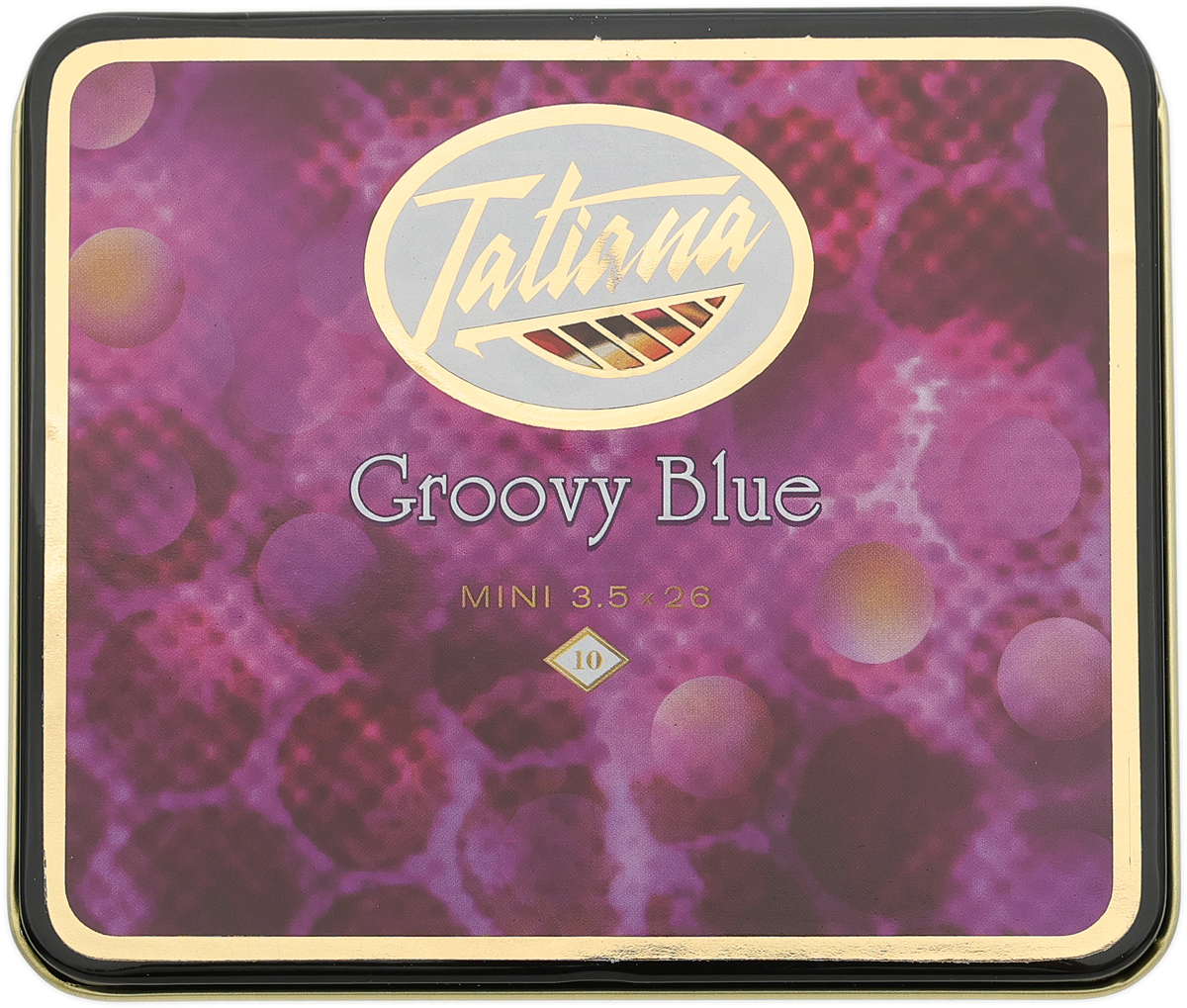 Tatiana Groovy Blue Mini Tin (10 pack)