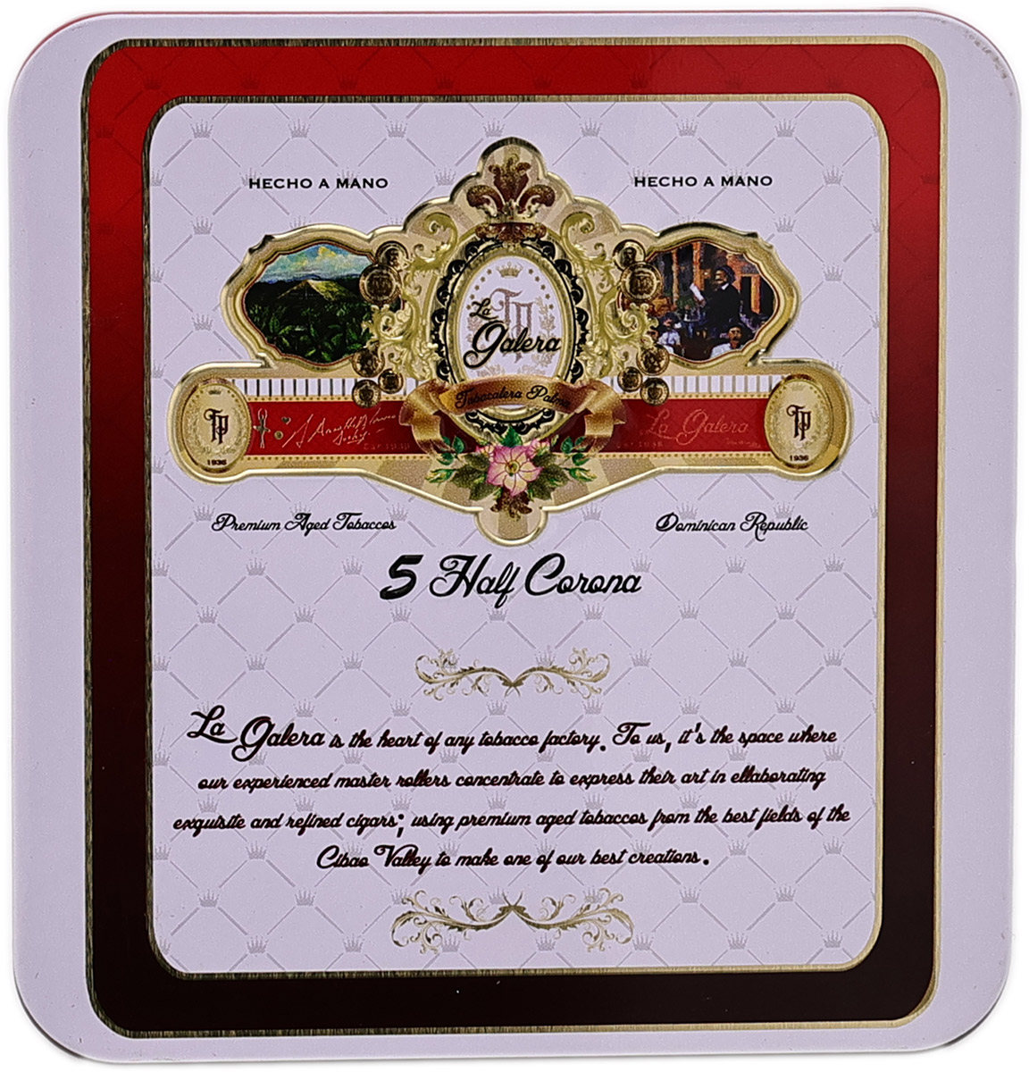 La Galera Habano Half Corona Tin (5 Cigars)