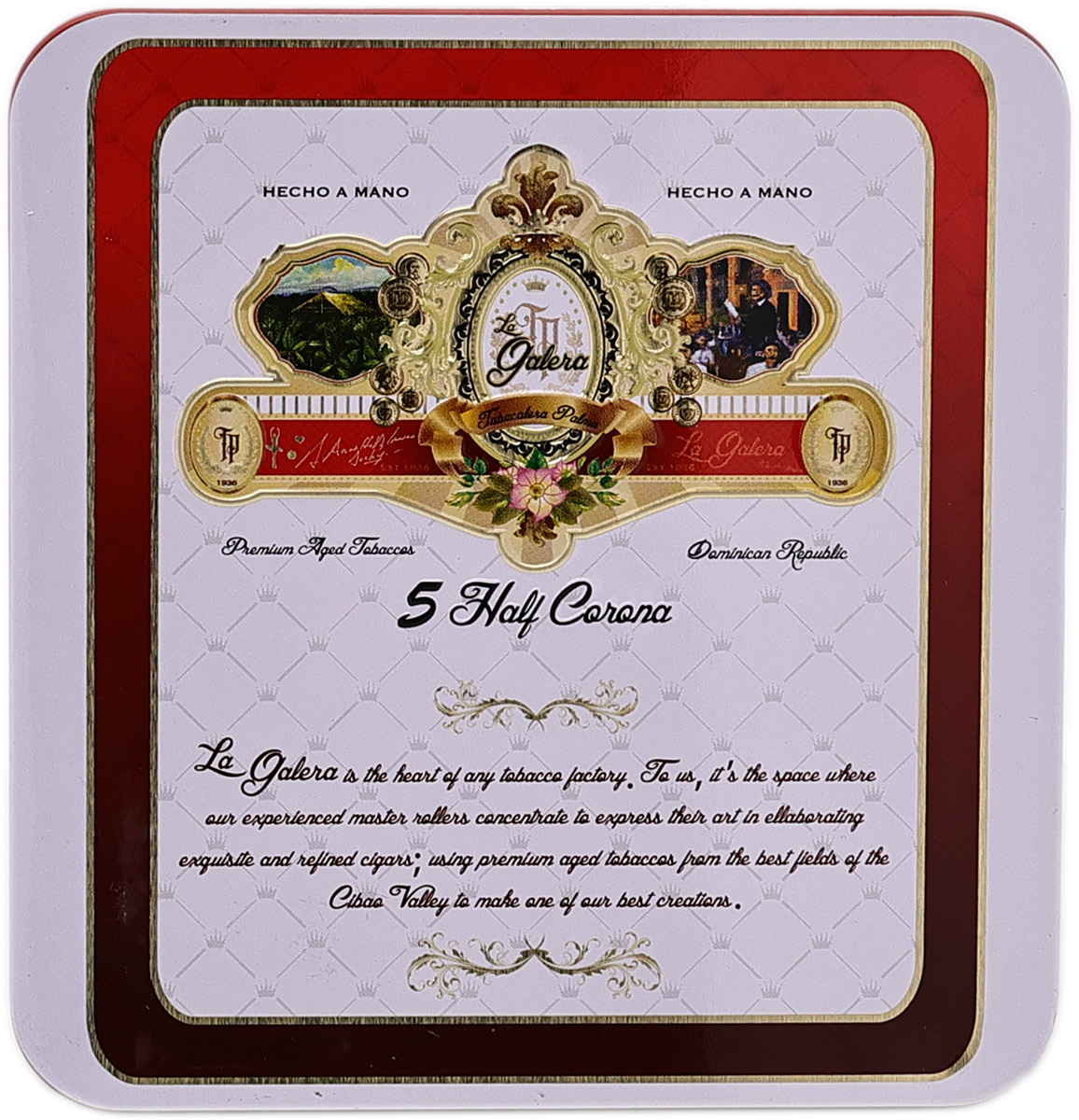 La Galera Maduro Half Corona Tin (5 Cigars)
