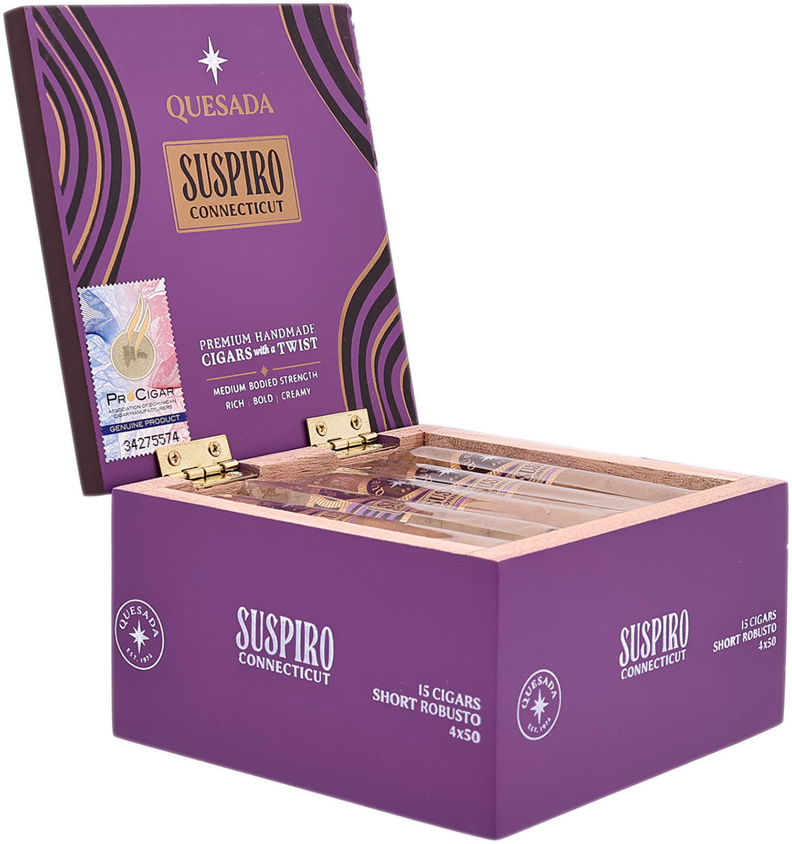 Quesada Cigars Suspiro CT Short Robusto