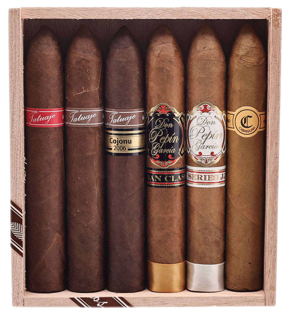 Don Pepin Tatuaje Colecciones del Rey Belicoso (6 Pack)