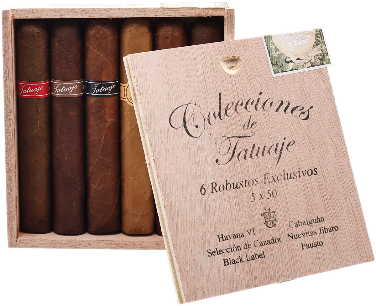 Sampler Packs Tatuaje Colecciones de Tatuaje Robusto (6 Pack)