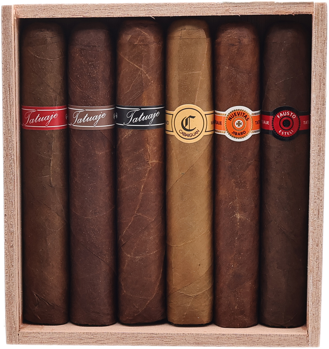 Sampler Packs Tatuaje Colecciones de Tatuaje Robusto (6 Pack)