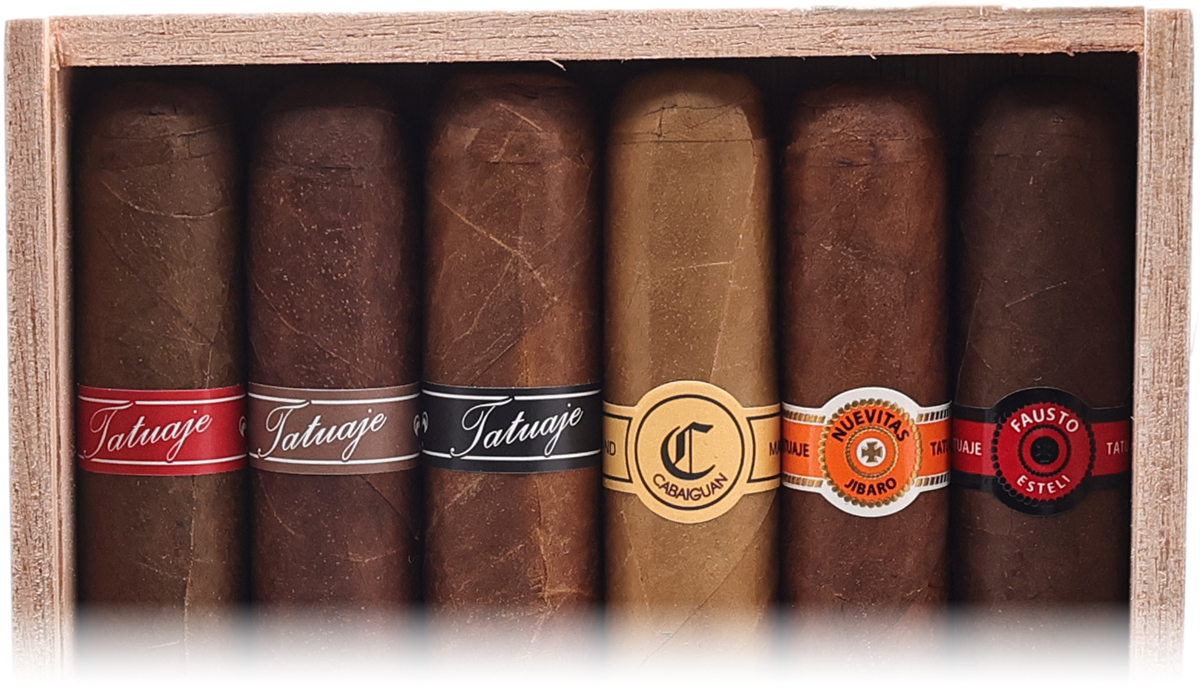 Sampler Packs Tatuaje Colecciones de Tatuaje Robusto (6 Pack)