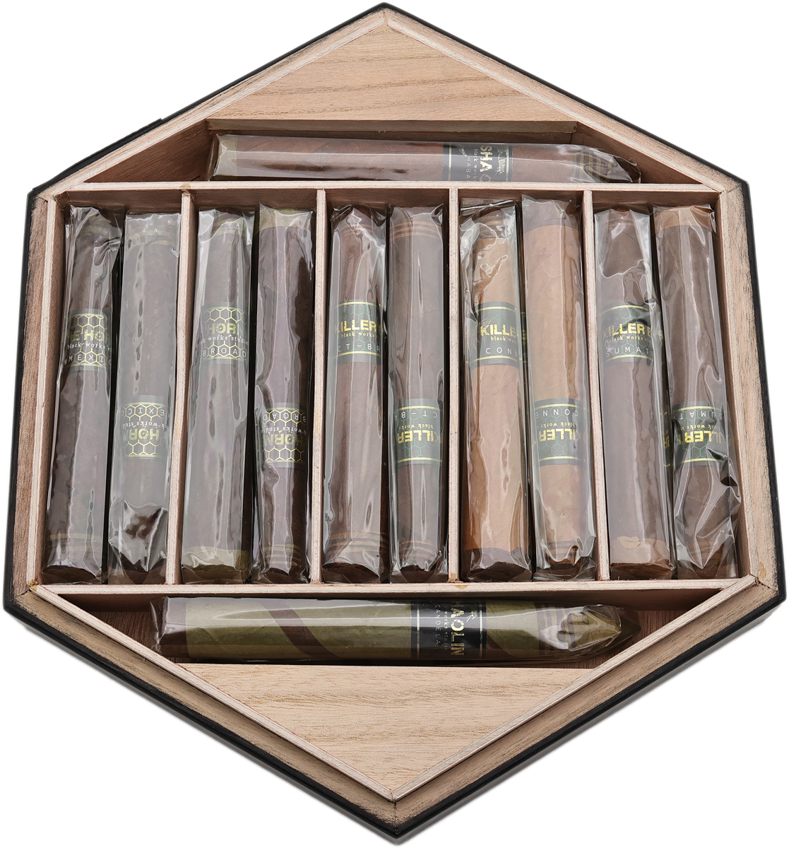 Black Label Trading Company BLK WKS Studio The Five Temples - Seven Star Fist of Shaolin (24 Cigars)