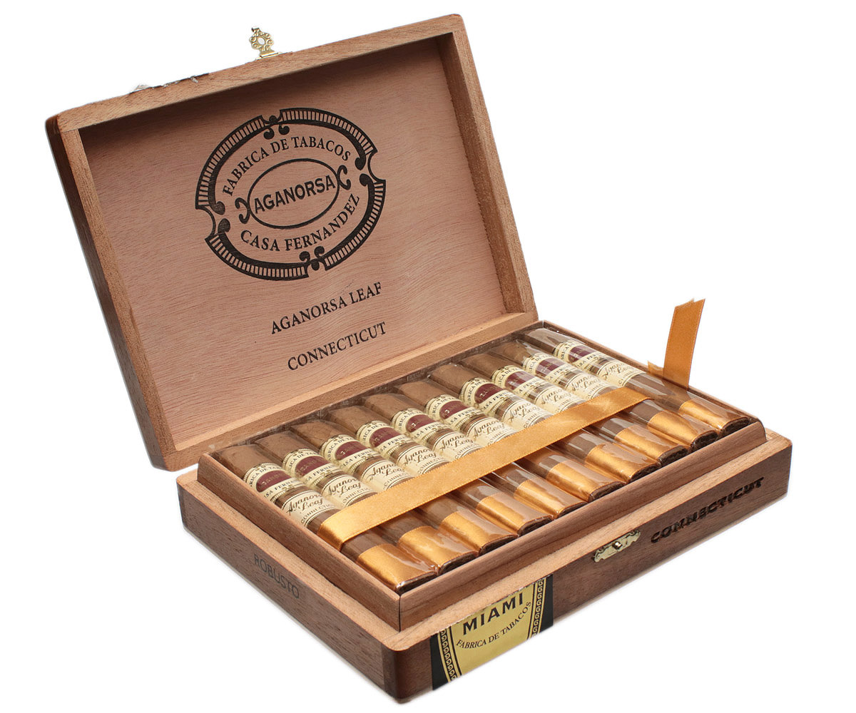Connecticut Robusto Aganorsa Leaf Cigars Smokingpipes