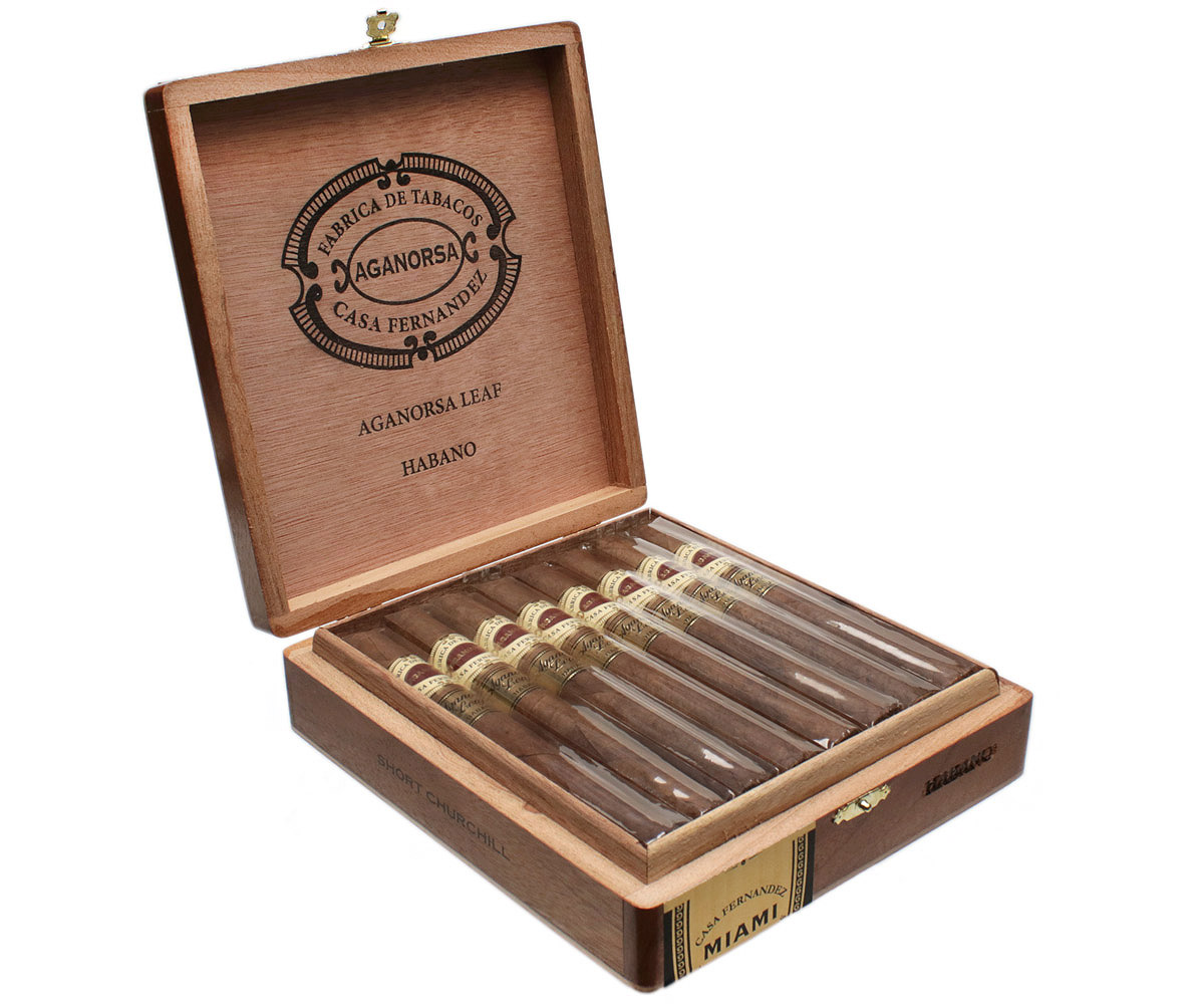 Aganorsa Leaf Habano Short Churchill