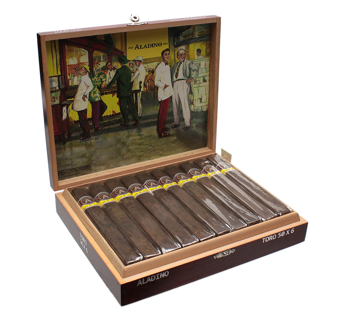Aladino Maduro Toro Box-Pressed