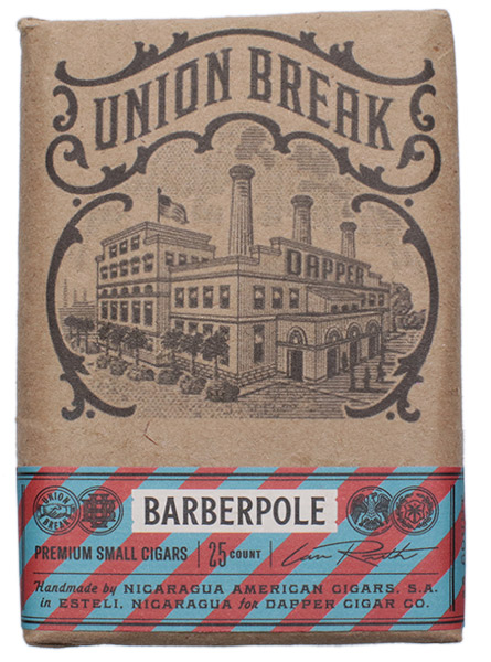 Dapper Union Break Barber Pole