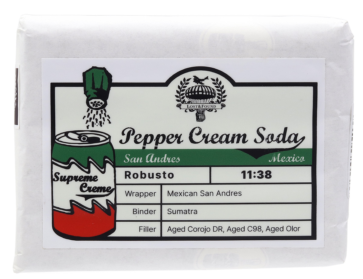 Lost & Found Pepper Cream Soda San Andres Robusto (10 Pack)