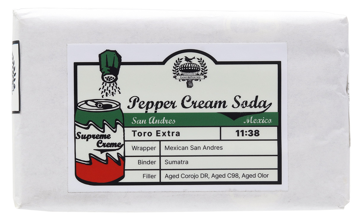 Lost & Found Pepper Cream Soda San Andres Toro Extra (10 Pack)