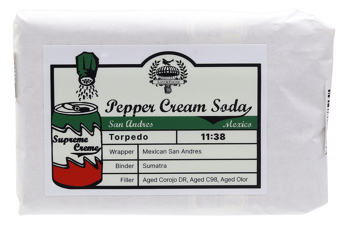 Lost & Found Pepper Cream Soda San Andres Torpedo (10 Pack)