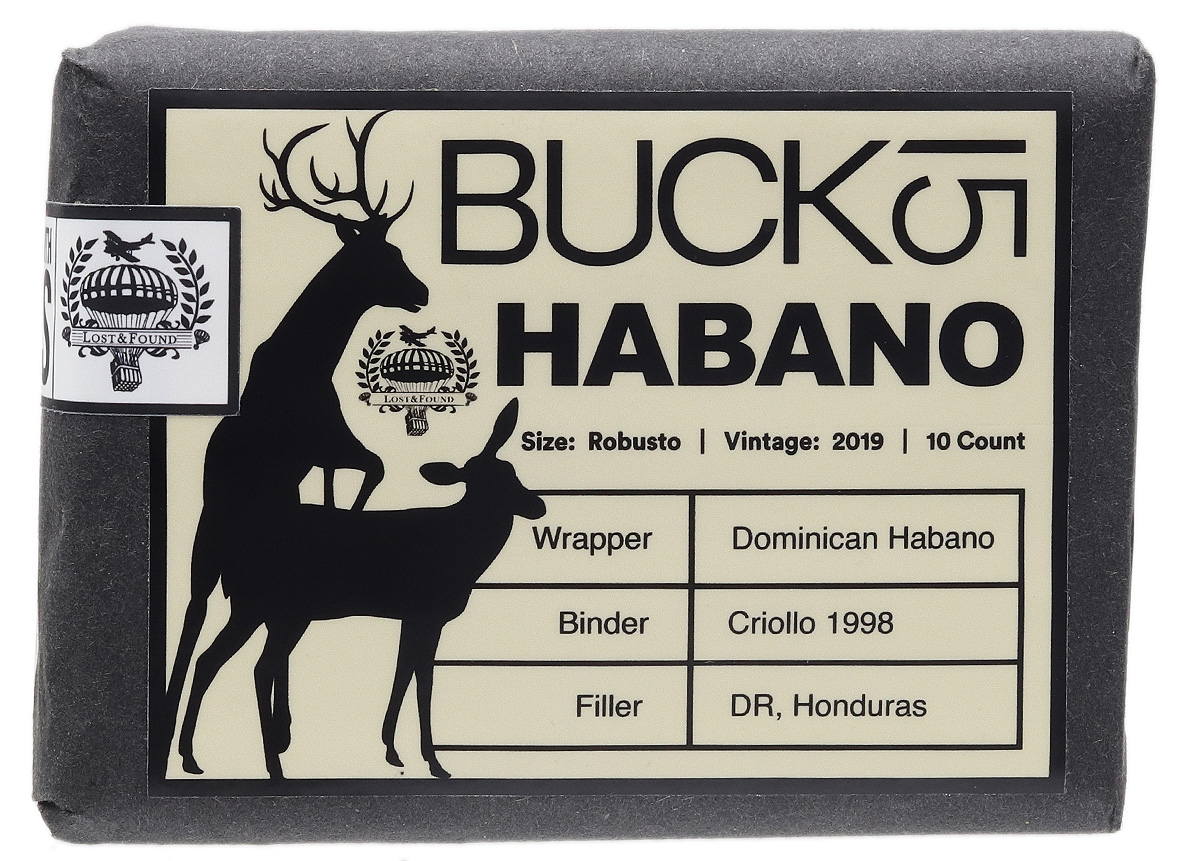 Lost & Found Buck 15 Habano Robusto (10 Pack)