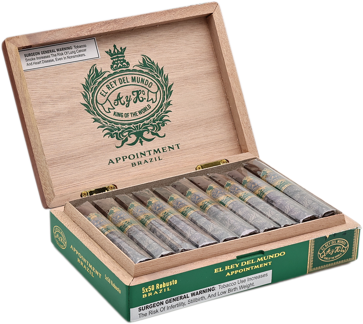 El Rey Del Mundo Appointment Brazil Robusto