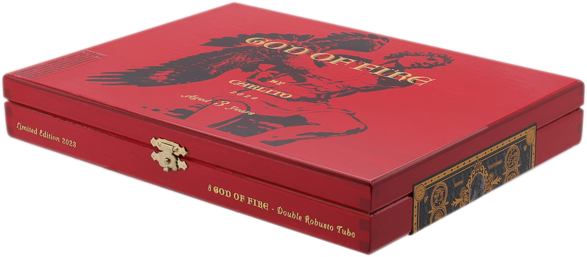 God Of Fire God Of Fire by Carlito Double Robusto Tubo