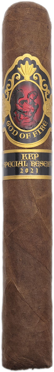 God Of Fire KKP Never Back Down Special Reserve Gran Toro 56 (10 Cigars and Black Travel Humidor)