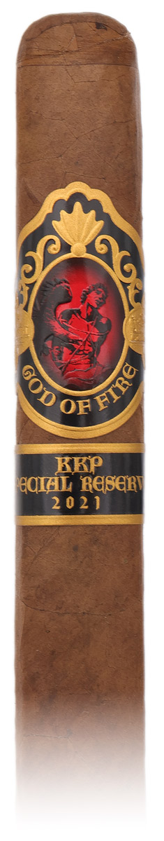 God Of Fire KKP Special Reserve Toro Extra 54 (10 Cigars and Macassar Travel Humidor)