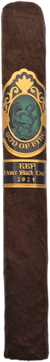 God Of Fire KKP Never Back Down Toro Extra 54 Black(10 Cigars)
