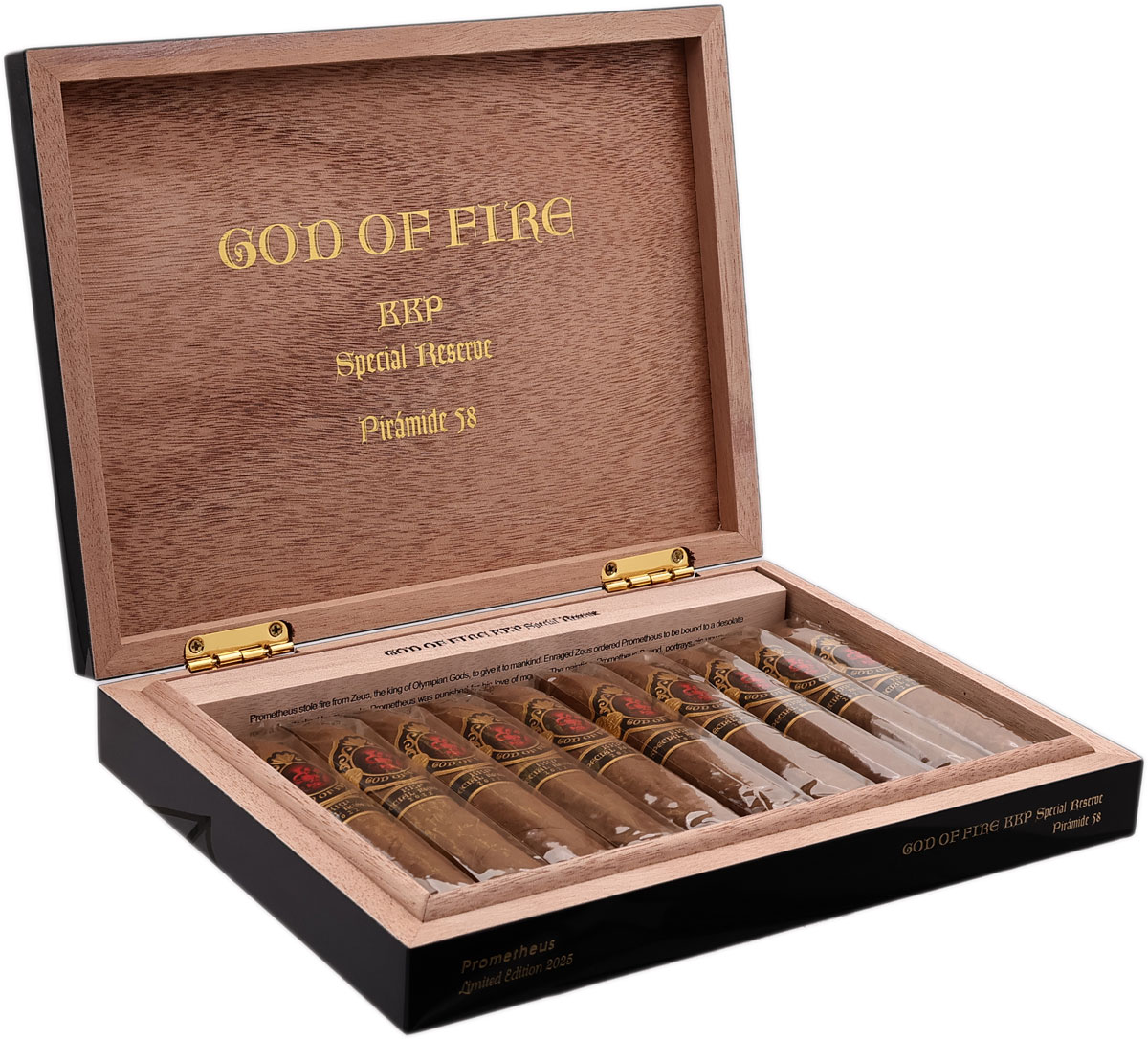 God Of Fire KKP Special Reserve Piramide 58 (10 Cigars)