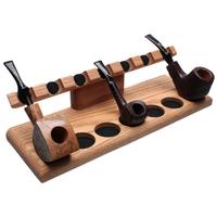 Stands & Pouches Neal Yarm Tilt Head 7 Pipe Stand Oak