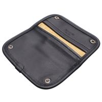 Stands & Pouches Claudio Albieri Italian Leather Tobacco Pouch Deluxe Gold/Black