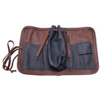 Stands & Pouches Claudio Albieri 1-Pipe Roll Up - Dark Blue/Chestnut