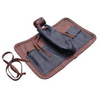 Stands & Pouches Claudio Albieri 1-Pipe Roll Up - Dark Blue/Chestnut