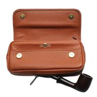 Stands & Pouches Dunhill 1-Pipe Flap Companion Terracotta