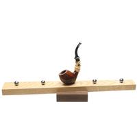 Stands & Pouches Michail Kyriazanos White Oak and Indian Palisander 5 Pipe Stand