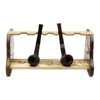 Stands & Pouches Dove Woodworks Red Oak and Maple Ambrosia 5 Pipe Stand