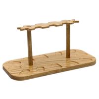 Stands & Pouches Dove Woodworks Red Oak 12 Pipe Stand