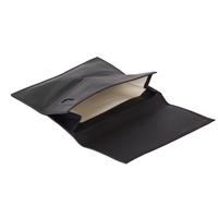 Stands & Pouches Leather Rollup Tobacco Pouch Black