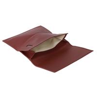 Stands & Pouches Leather Rollup Tobacco Pouch Brown