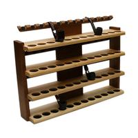 Stands & Pouches Neal Yarm Tilt Head 4 Tier 48 Pipe Stand Walnut/Maple
