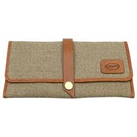 Stands & Pouches Chacom Leather/Canvas Roll Up Pouch Natural