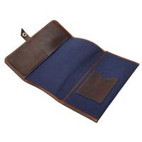 Stands & Pouches Chacom Leather/Canvas Roll Up Pouch - Blue
