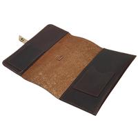 Stands & Pouches Chacom Leather Retro Roll Up Pouch - Brown
