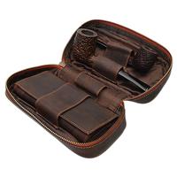 Stands & Pouches Erik Stokkebye 4th Generation 2 Pipe Combo Pouch - Hunter Brown