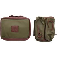 Stands & Pouches Claudio Albieri 4 Pipe Case - Cube Olive/Chestnut