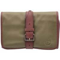 Stands & Pouches Claudio Albieri Italian 4 Pipe Roll Up - Olive/Chestnut