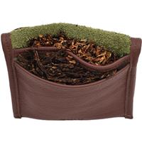 Stands & Pouches Claudio Albieri Roll Up Double Tobacco Pouch - Olive/Chestnut