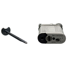 Lighters IM Corona Pipe Lighter - Old Boy Pewter with Pipe Shapes