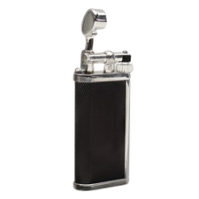 Lighters Dunhill Unique Barley Black & Silver Plate