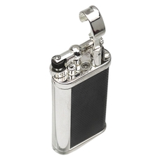 Lighters Dunhill Unique Barley Black & Silver Plate
