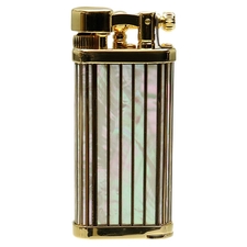 IM Corona Old Boy 2018 Lighter of the Year Gold Plated Mother of Pearl ...