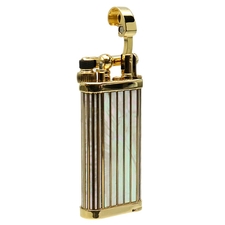 Lighters IM Corona Old Boy 2018 Lighter of the Year Gold Plated Mother of Pearl Inlay