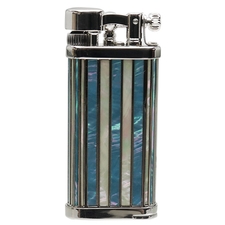 Lighters IM Corona Old Boy 2018 Lighter of the Year Rhodium Plated Mother of Pearl Inlay