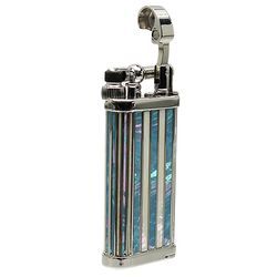 Lighters IM Corona Old Boy 2018 Lighter of the Year Rhodium Plated Mother of Pearl Inlay